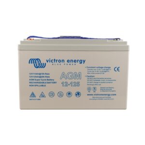  Victron Energy AGM Super Cycle Battery 12V 125Ah (M8) – BAT412112081